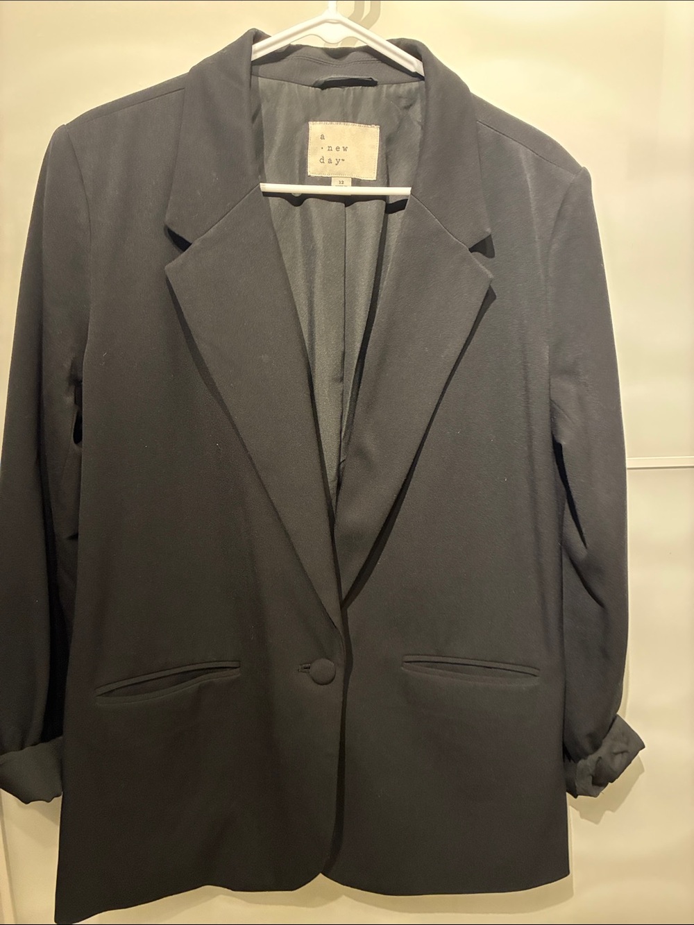 a new day Black Single-Button Blazer Jacket